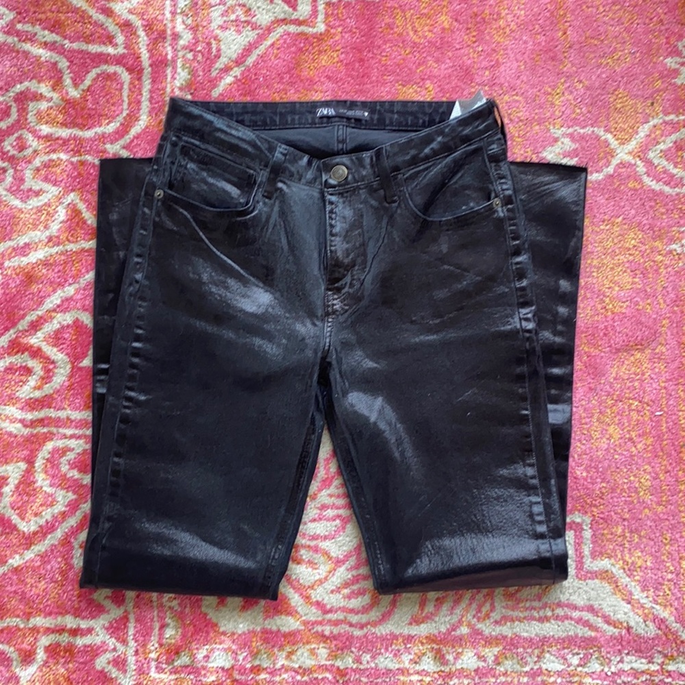 Zara Faux Leather Pants
